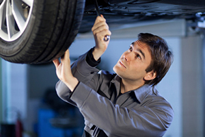 Mechanic working